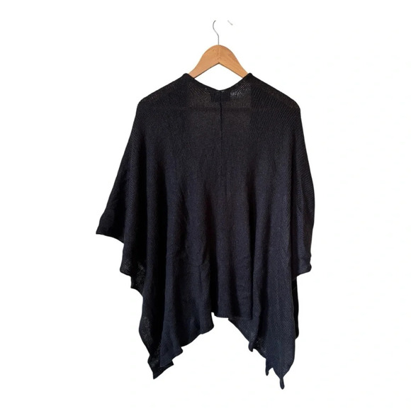 Wooden Ships Wool Blend Poncho Cardigan Knit Women’s Size S/M - Picture 6 of 11